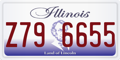 IL license plate Z796655