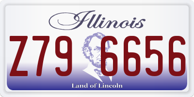 IL license plate Z796656