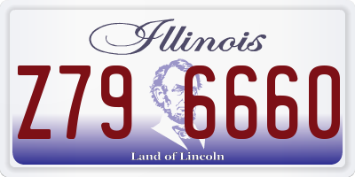 IL license plate Z796660