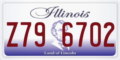 IL license plate Z796702