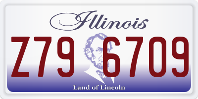 IL license plate Z796709