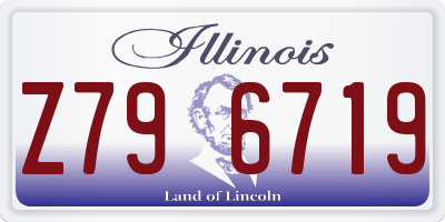 IL license plate Z796719