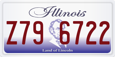 IL license plate Z796722