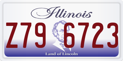 IL license plate Z796723