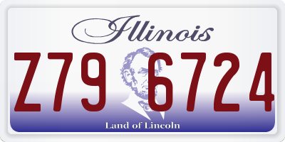 IL license plate Z796724