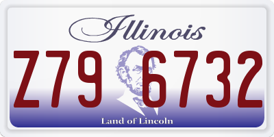 IL license plate Z796732