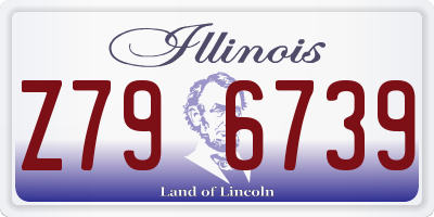IL license plate Z796739