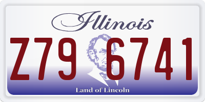 IL license plate Z796741