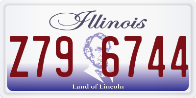 IL license plate Z796744