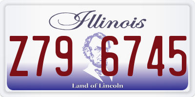 IL license plate Z796745