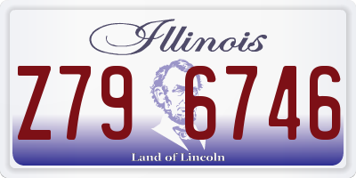 IL license plate Z796746
