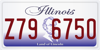 IL license plate Z796750