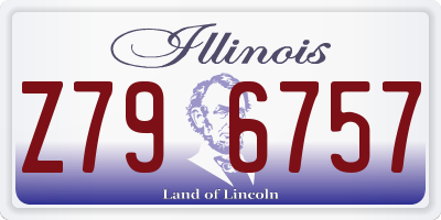 IL license plate Z796757