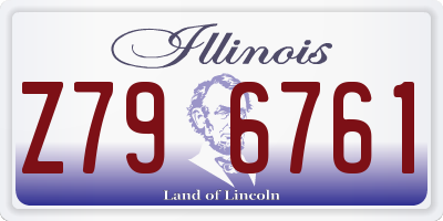 IL license plate Z796761