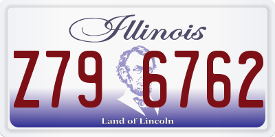 IL license plate Z796762