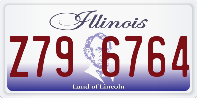 IL license plate Z796764