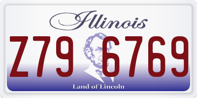 IL license plate Z796769