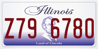 IL license plate Z796780