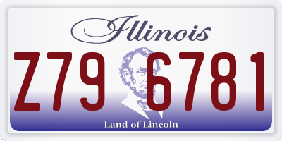 IL license plate Z796781