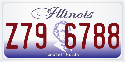 IL license plate Z796788