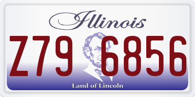 IL license plate Z796856