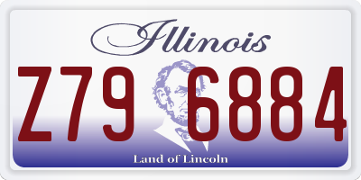 IL license plate Z796884