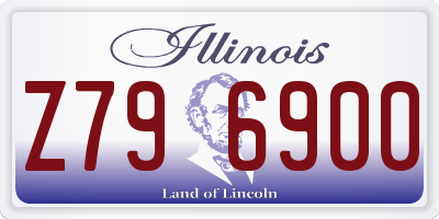 IL license plate Z796900