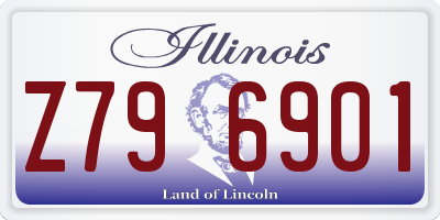 IL license plate Z796901