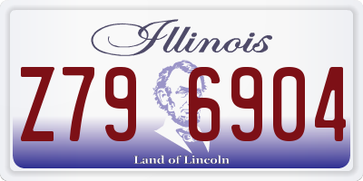IL license plate Z796904