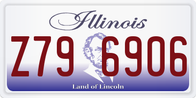 IL license plate Z796906