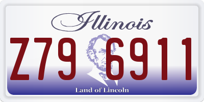 IL license plate Z796911