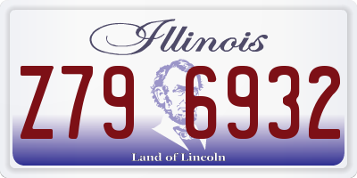 IL license plate Z796932