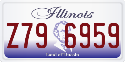 IL license plate Z796959