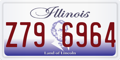 IL license plate Z796964