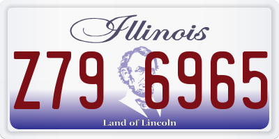 IL license plate Z796965