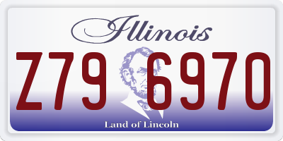 IL license plate Z796970