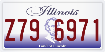 IL license plate Z796971