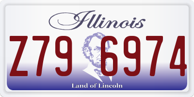 IL license plate Z796974