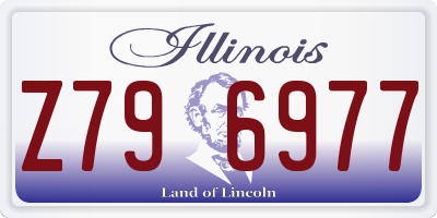 IL license plate Z796977