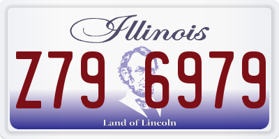 IL license plate Z796979