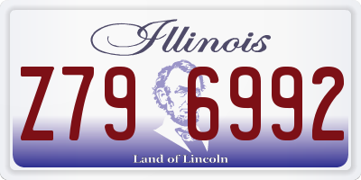IL license plate Z796992