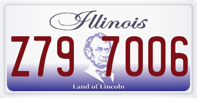 IL license plate Z797006