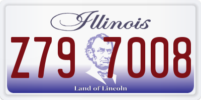 IL license plate Z797008