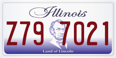 IL license plate Z797021