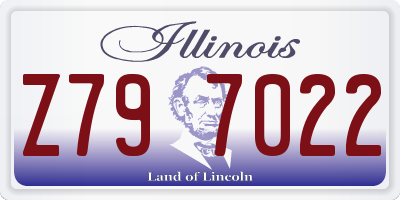 IL license plate Z797022