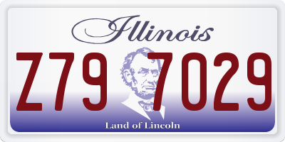 IL license plate Z797029