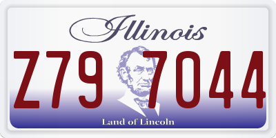 IL license plate Z797044