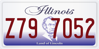 IL license plate Z797052