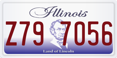 IL license plate Z797056