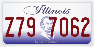 IL license plate Z797062
